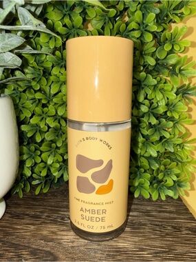 Bath & Body Works Amber Suede Fine Fragrance Mist 2.5 oz Size - Discontinued